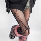Nylon Fishnet Pantyhose Gothic Pattern Tights