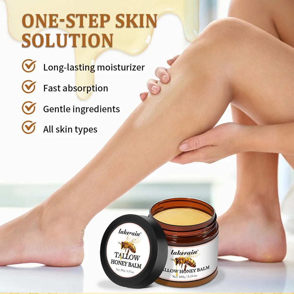 Beef Tallow and Honey Moisturizing Face and Body Cream