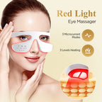 3D LED Red Light Vibration Eye Massager for Fatigue Relief