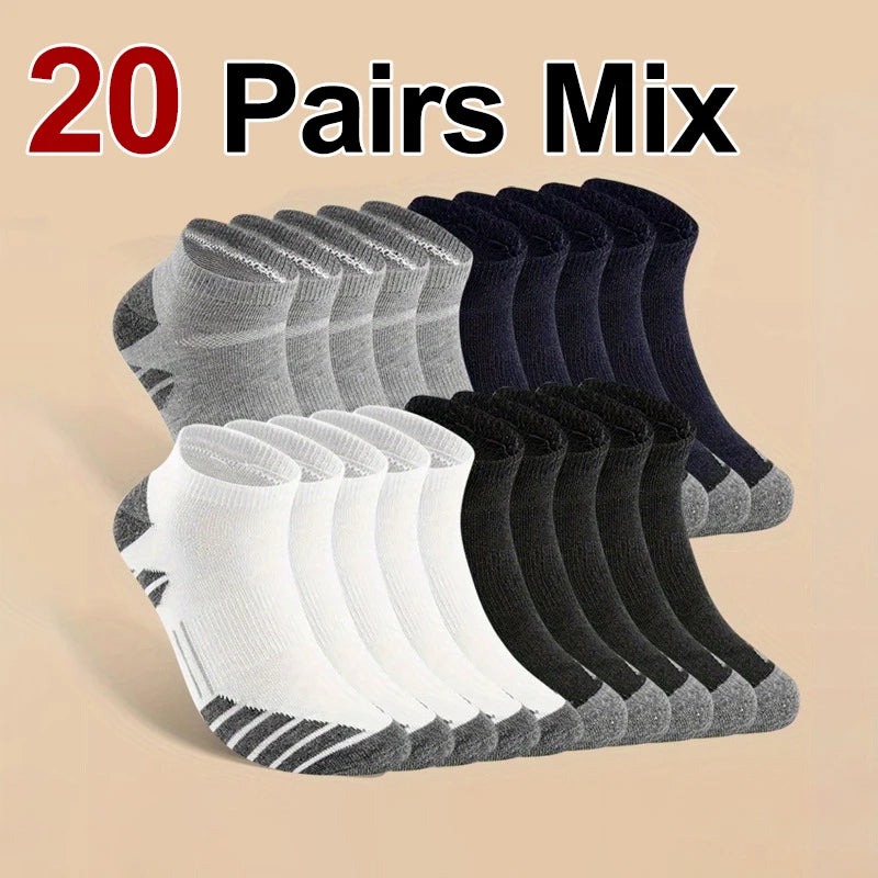 Polyester Elastane Low Cut Athletic Socks