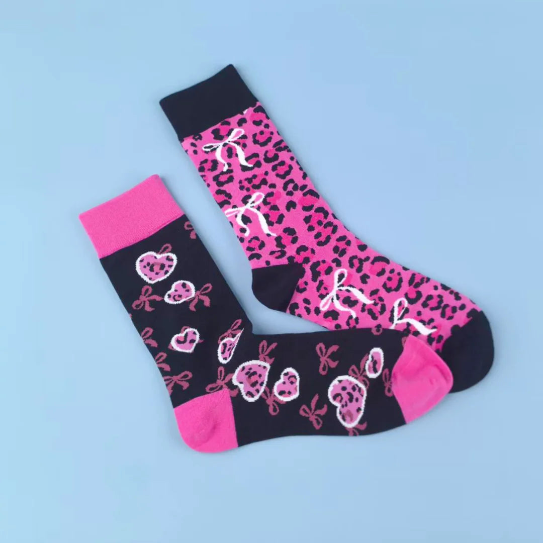 Cotton Blend Mid Calf Holiday Socks