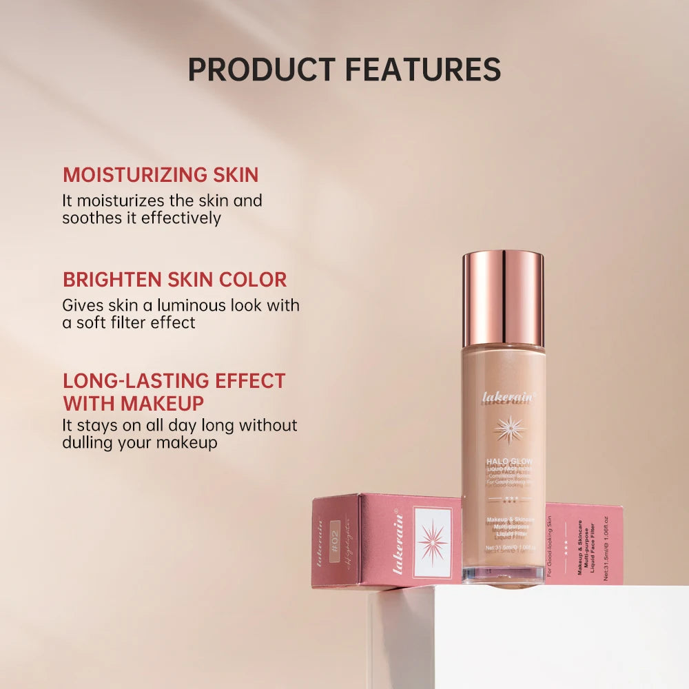 Liquid Face Highlighter Makeup Glow Serum - 2