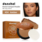 Matte Bronze Pressed Powder Face Contouring Makeup