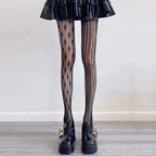 Nylon Mesh Ripped Fishnet Stockings