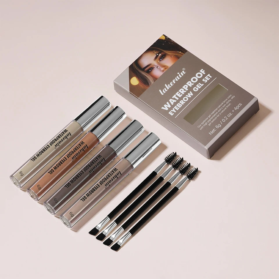 Waterproof Liquid Eyebrow Gel Set