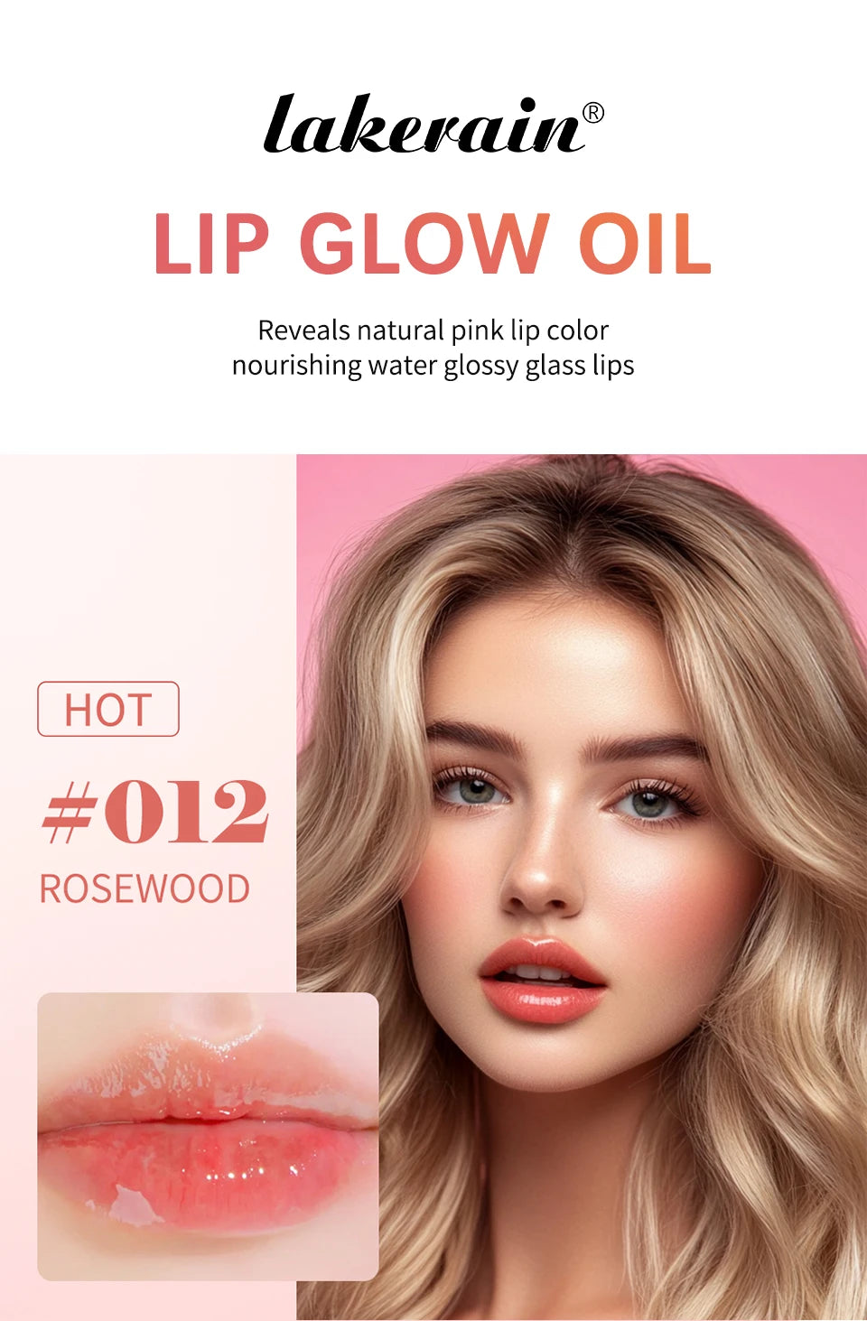 Hydrating Lip Glow Oil Moisturizing Lip Gloss