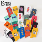 Polyester Elastane Knit Crew Socks