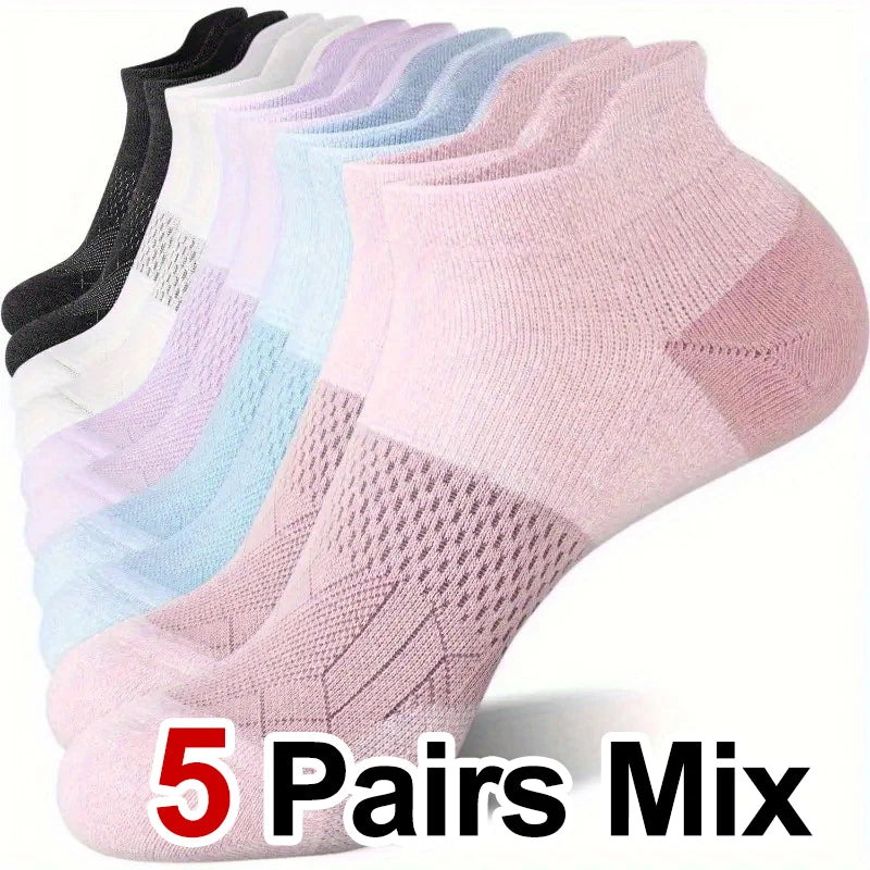 Polyester Blend Low Cut Sports Socks