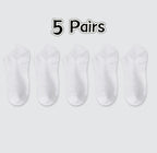 Polyester Nylon Ankle Socks Five Pack