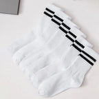 Polyester Elastane Crew Socks Set