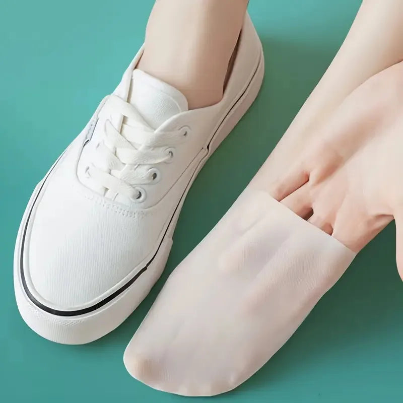 5 Pairs Women Cotton Invisible Low Cut No Show Socks