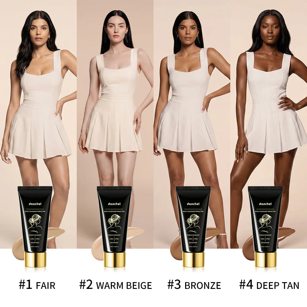 Waterproof Full Coverage Body Concealer Cream for Scars and Tattoos