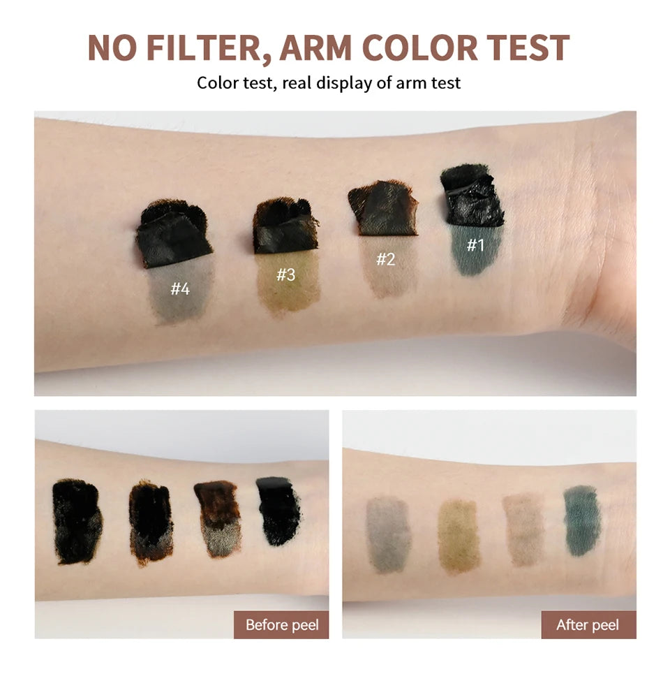 Waterproof Peel Off Eyebrow Tint Liquid Dyeing Cream