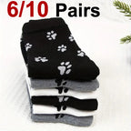 Polyester Elastane Cartoon Pattern Crew Socks for Women