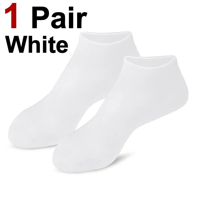 Silicone Moisturizing Socks for Dry Cracked Feet