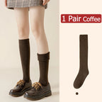 Thick Polyester Spandex Knit Winter Stockings