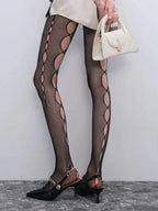 Nylon Hollow Out Fishnet Pantyhose
