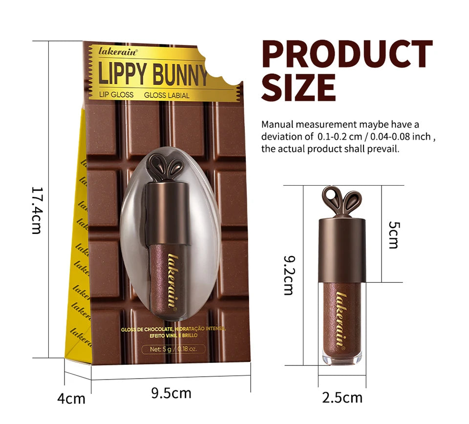 Moisturizing Chocolate Shimmer Lip Gloss Tint - 17