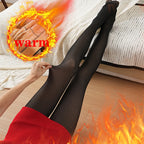 Fleece Lined Translucent Thermal Tights