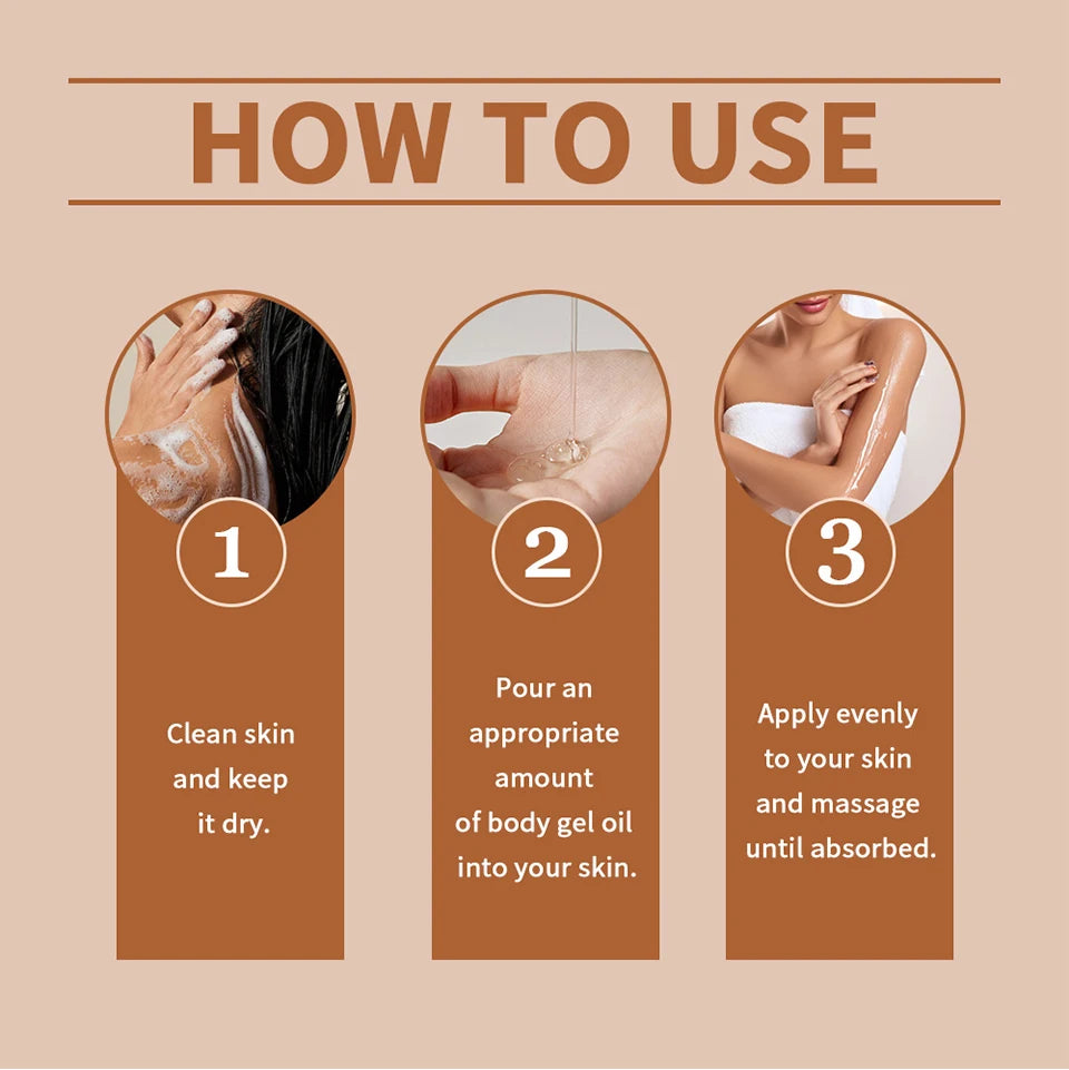 Cocoa Butter Body Gel Oil Moisturizing Skincare Treatment 200ml