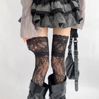Nylon Lace Thigh High Stockings Over The Knee Socks