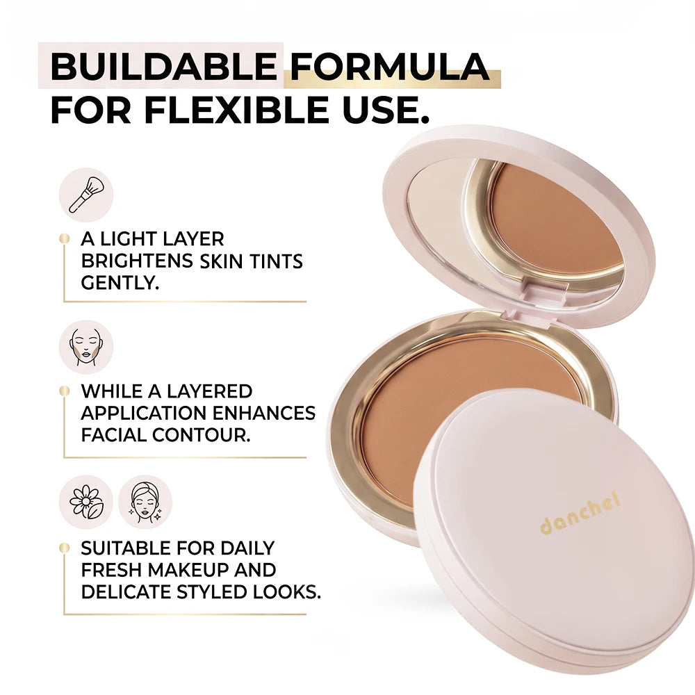 Pressed Powder Bronzer Matte Contour Makeup - 3