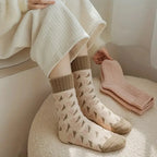 Thick Striped Plush Winter Socks for Women