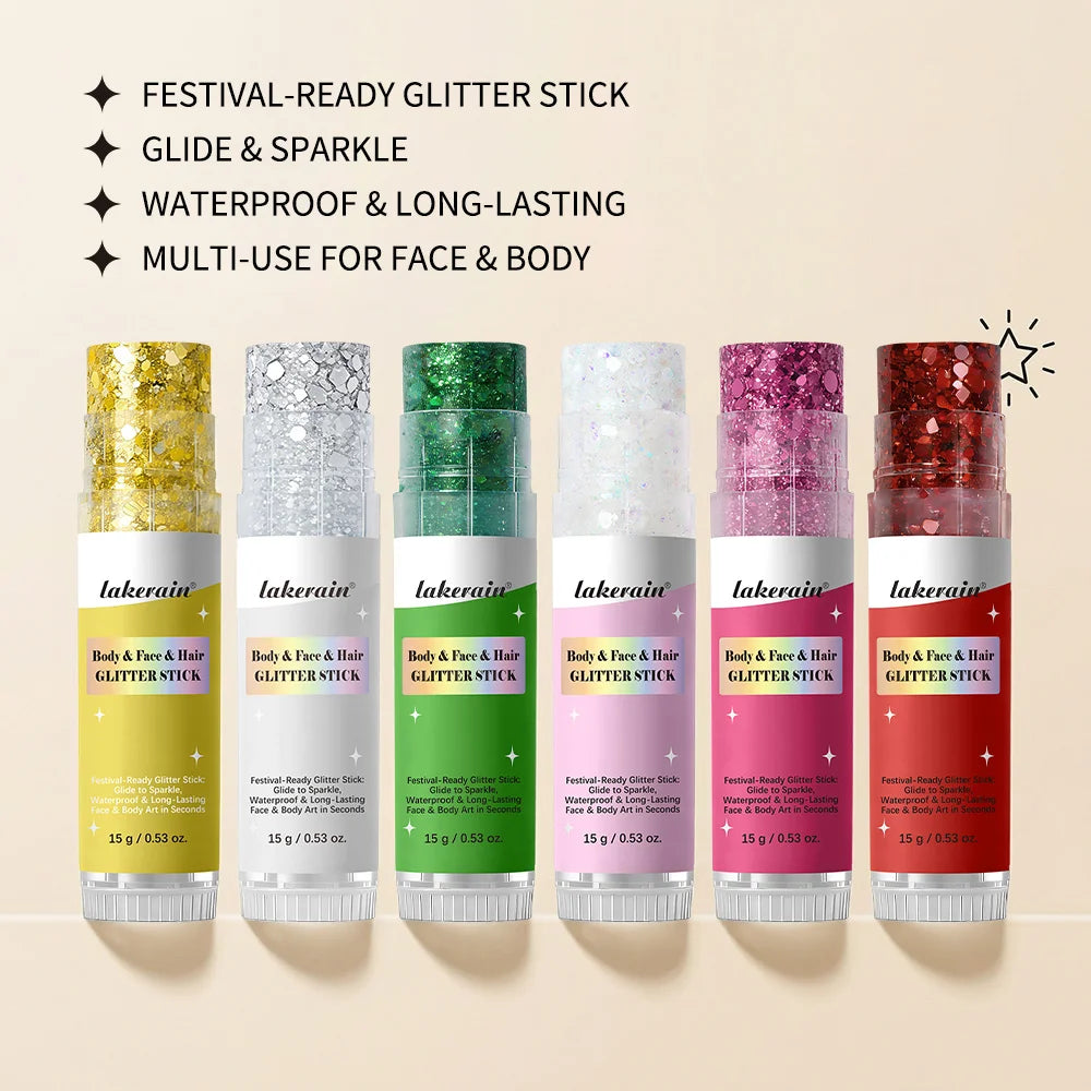 Glitter Balm Stick for Face and Body