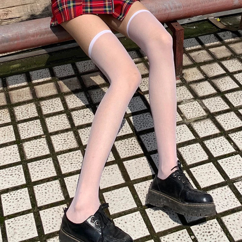 Polyester Stockings Over The Knee Socks