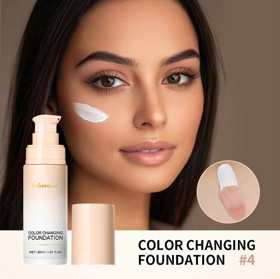 Color Changing Liquid Foundation Moisturizing Base Makeup - 9