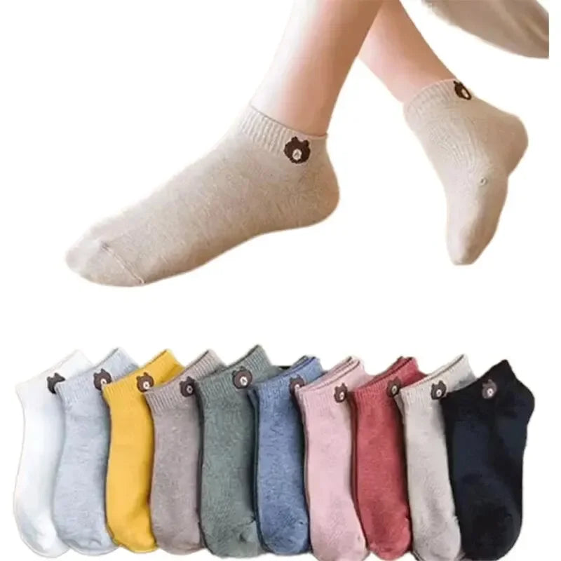 Polyester Elastane Low Tube Socks Set