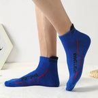 Cotton Polyester Blend Breathable Ankle Sports Socks
