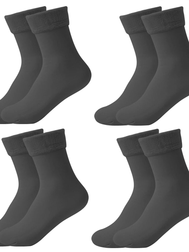 Polyester Fleece Lined Thick Winter Socks - 22