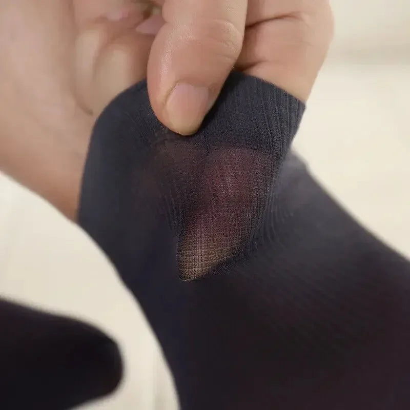 Polyester Mid Calf Casual Socks 10 Pair Set