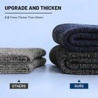 Polyester Elastane Knit Crew Socks Three Pair Set