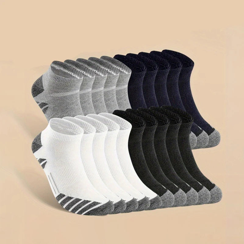 Polyester Elastane Low Cut Athletic Socks