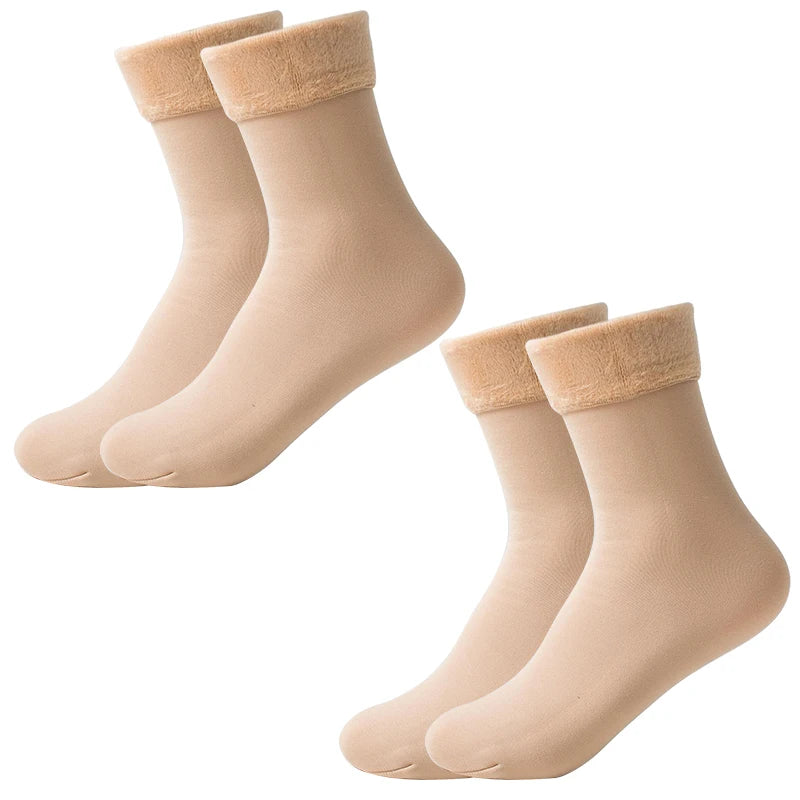 Polyester Fleece Lined Winter Socks - 15
