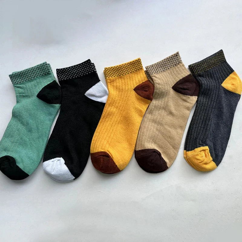 Polyester Elastane Crew Socks For Men