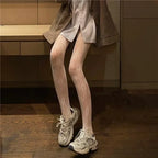 Floral Nylon Pantyhose Breathable Lace Tights