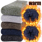 Wool Blend Thermal Crew Socks For Men