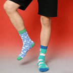 Cotton Blend Duck Pattern Crew Socks