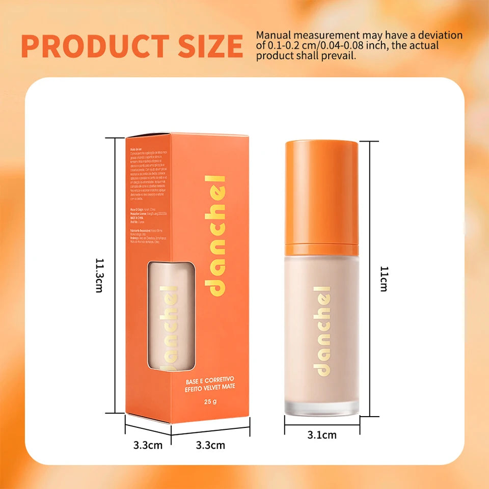 Liquid Foundation and Concealer Velvet Matte Finish