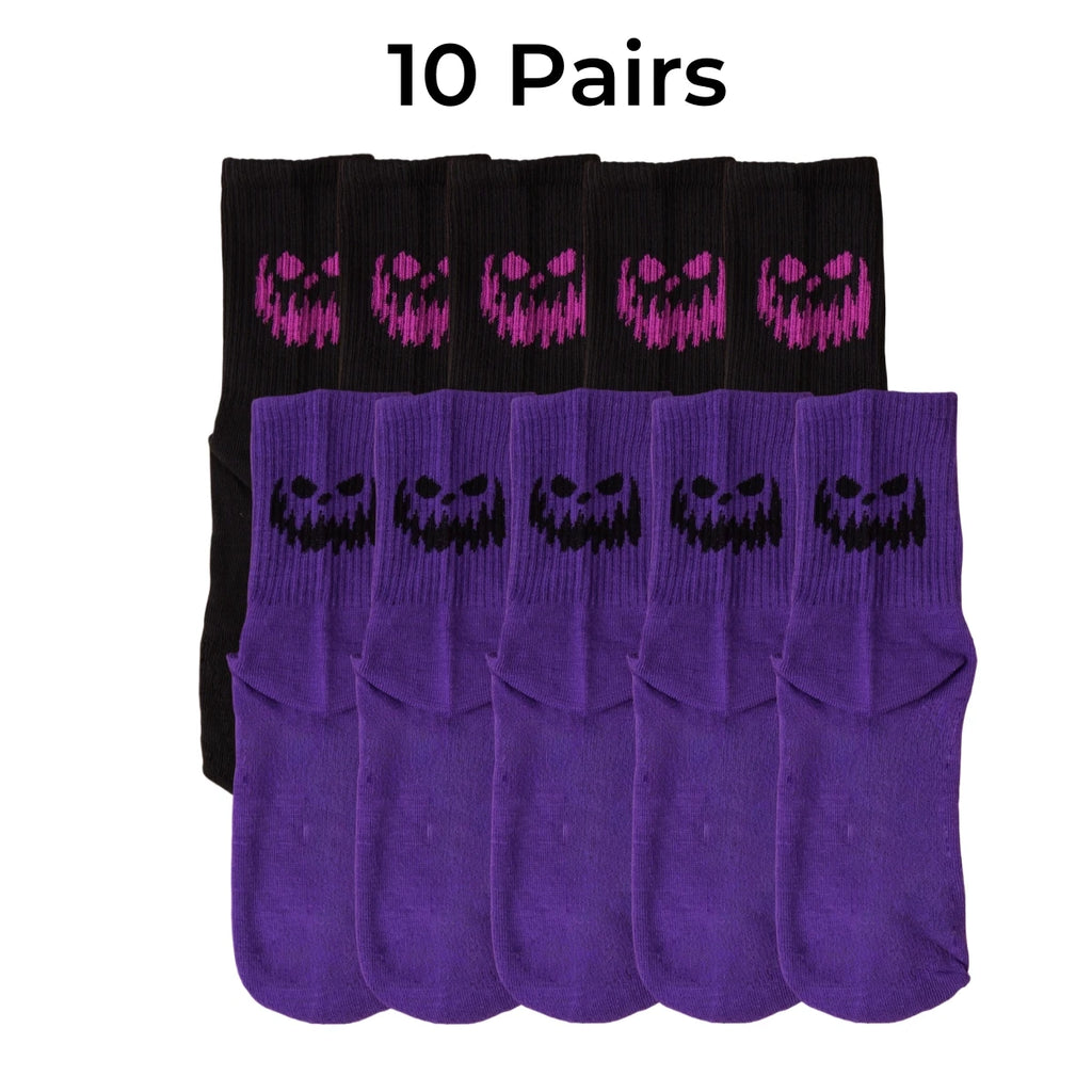 Unisex Halloween Themed Polyester Crew Socks