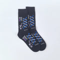 DNA Science Pattern Polyester Crew Socks