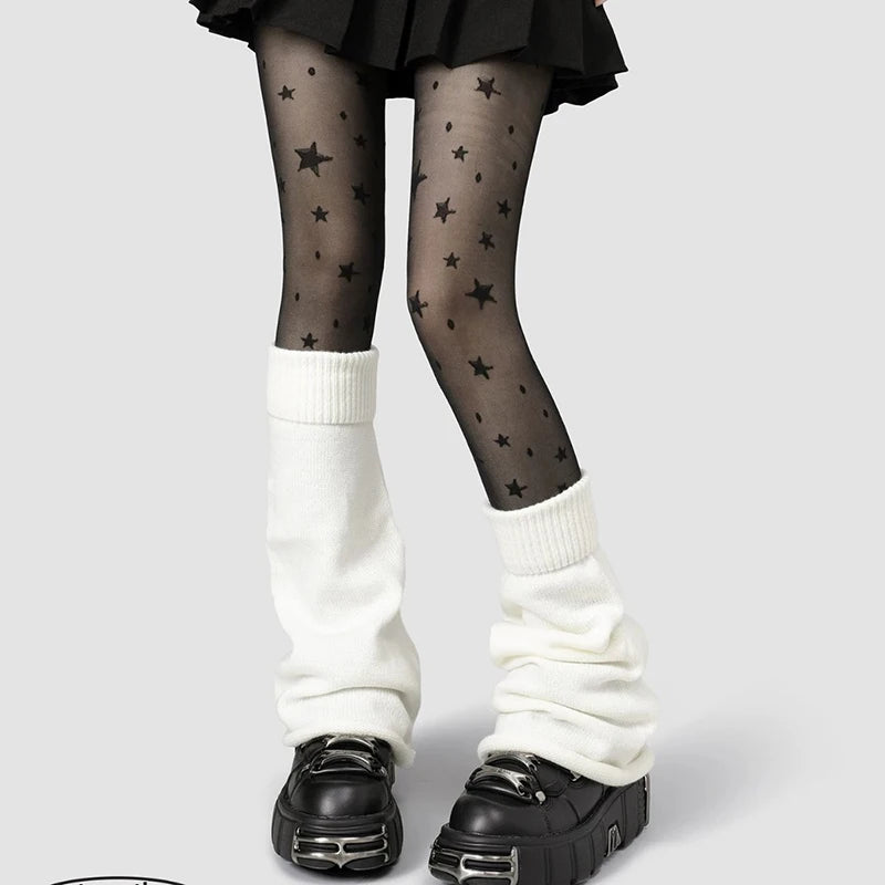Polyester Spandex Knitted Leg Warmers