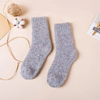 Mens Polyester Spandex Knit Crew Socks