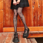 Nylon Mesh Fishnet Tights High Waist Pantyhose
