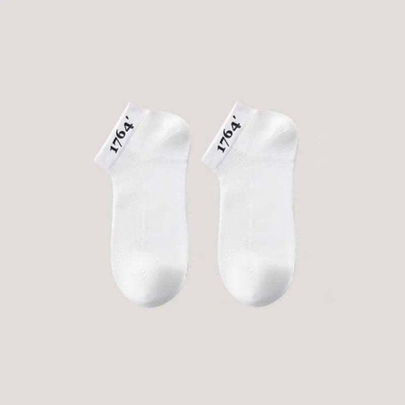 10 Pairs Mens Polyester Elastane Breathable Mesh Ankle Socks