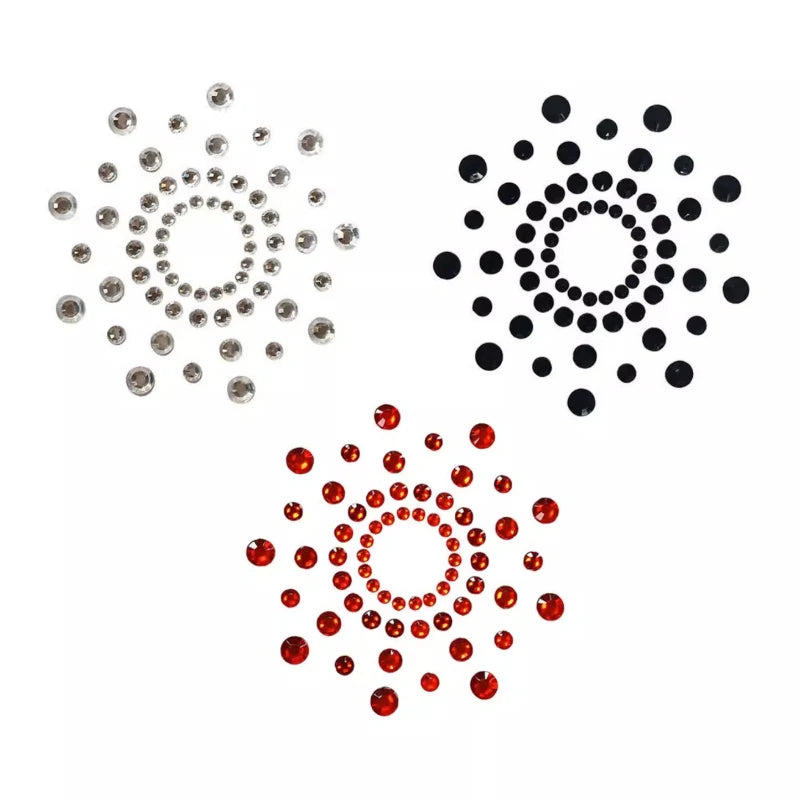 Silicone Rhinestone Nipple Covers - 7