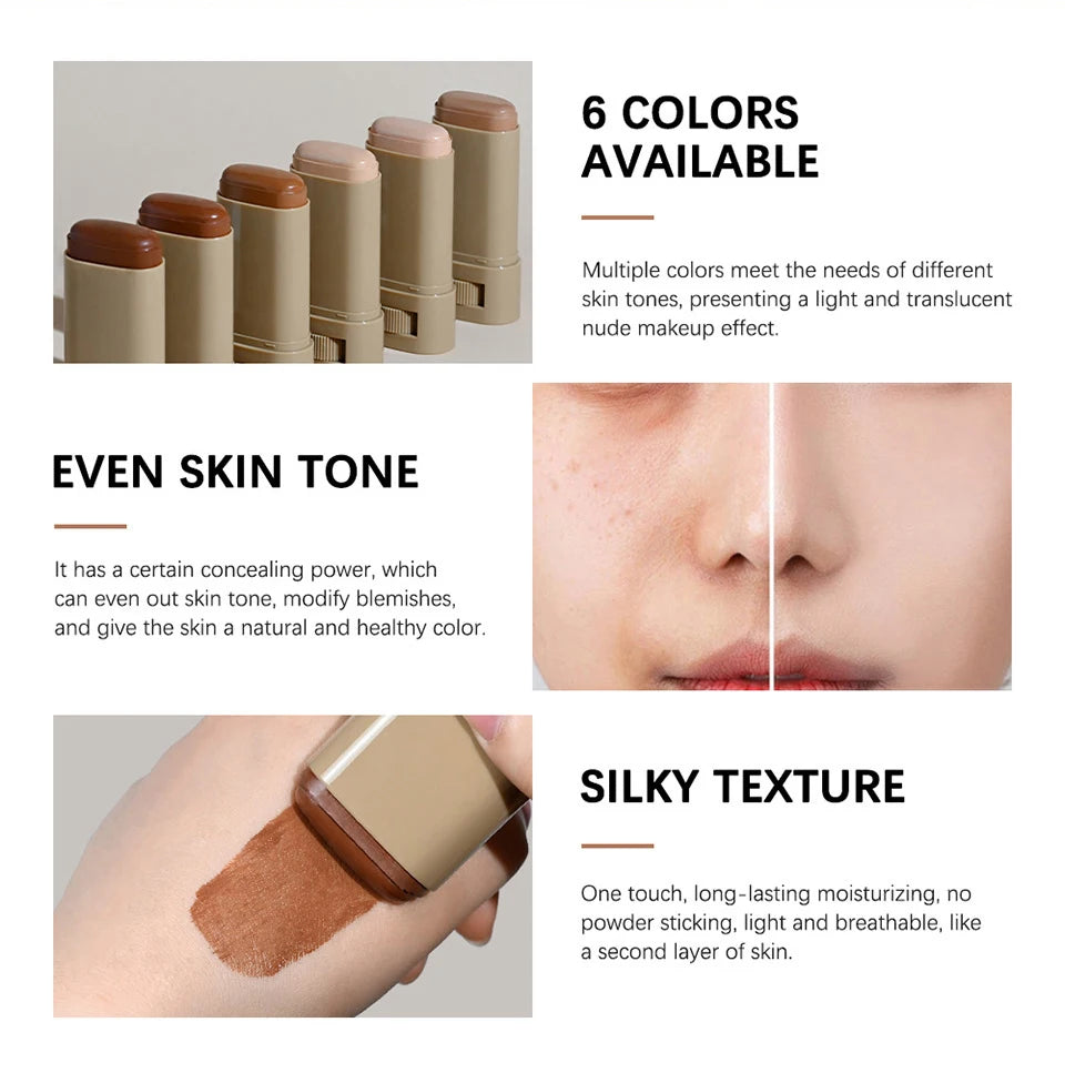Foundation Stick and Pressed Powder Makeup Set